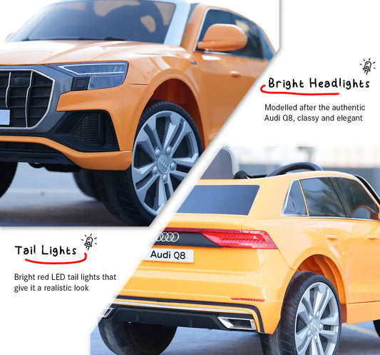 Formula Fun AUDI Q8 TOY CAR (Orange), 3Y+