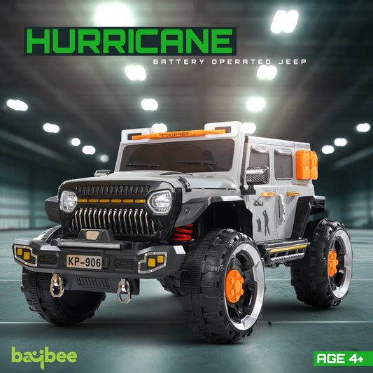 Hurricane Rechargeable Battery Operated Jeep for Kids