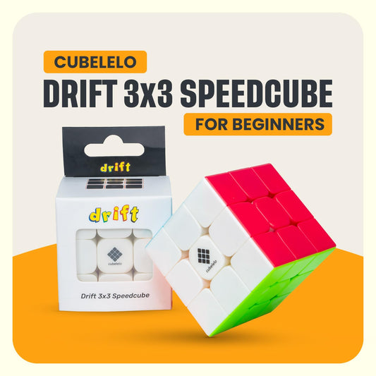 Drift Warrior 3x3 Stickerless Cube | Beginner Speedcube for Kids Boys Girls Above 3 4 5 6 Years Old & Above | Magic Puzzle Toy | Durable & Smooth Cube with Anti-Pop Design 3