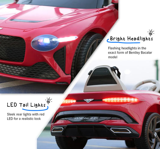 Formula Fun BENTLEY BACALAR TOY CAR (Red), 3Y+