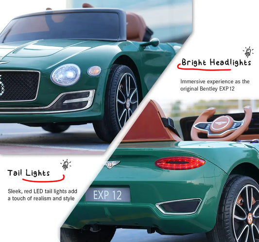 Formula Fun BENTLEY EXP12 TOY CAR (Green), 3Y+