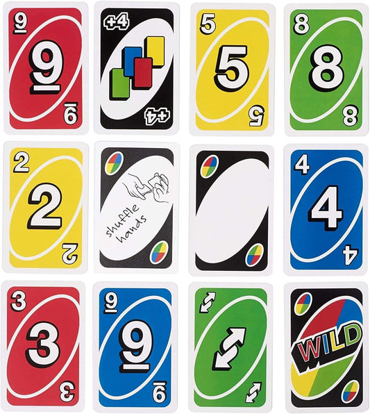 Mattel Uno Playing Card Game for 7 Yrs and Above for Adult,Set of 112 Cards, Multicolor