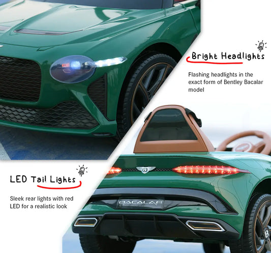 Formula Fun BENTLEY BACALAR TOY CAR (Green), 3Y+