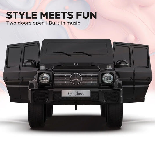 Fun Mercedes Benz G-Wagon Ride-On Car, Black, 3Y+