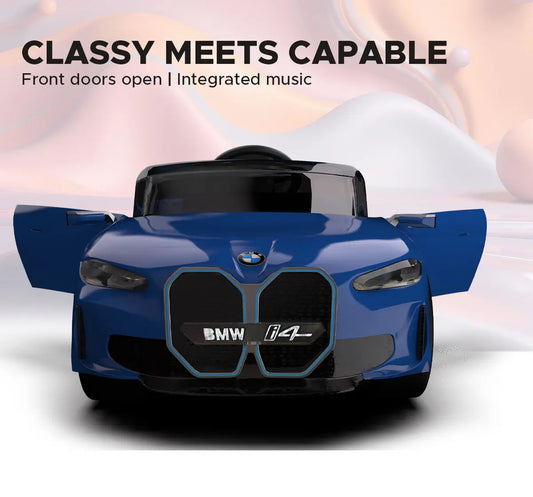 Formula Fun BMW i4 Ride-On Car, Blue, 3Y+