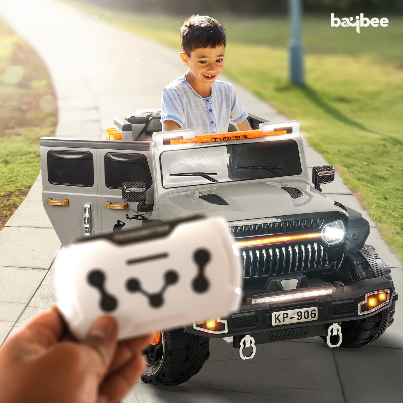 Hurricane Rechargeable Battery Operated Jeep for Kids