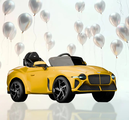 Formula Fun BENTLEY BACALAR TOY CAR (Yellow), 3Y+