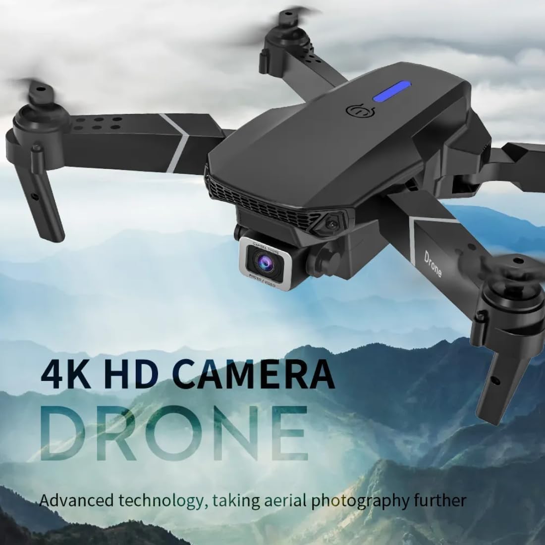 Combo of 2 Drones with Camera for Kids & Adults in 4K, Brushless Motor Drone for Kids Beginners, FPV Foldable RC Drone with 2 Batteries, 45 Mins Long Flight Time, Beyond-Range Loss Alert