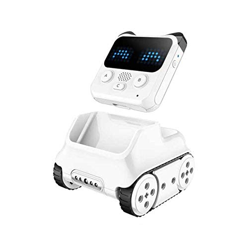 Makeblock Codey Rocky Smart Robot, Stem Educational, Entry-Level Programming Toys for 6Yrs+ Kids to Know Ai & Iot, Available On MacBook, Chromebook, Windows and Compatible with Lego