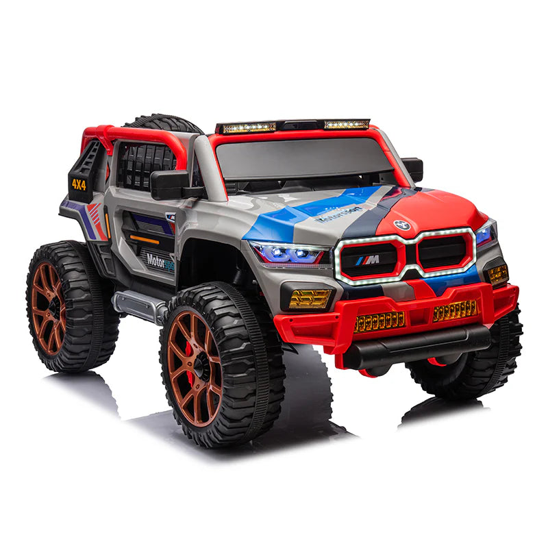 2025 Dual Seater Bmw Suv Kids Jeep | 4 Motor 12V Battery | Ride On Car