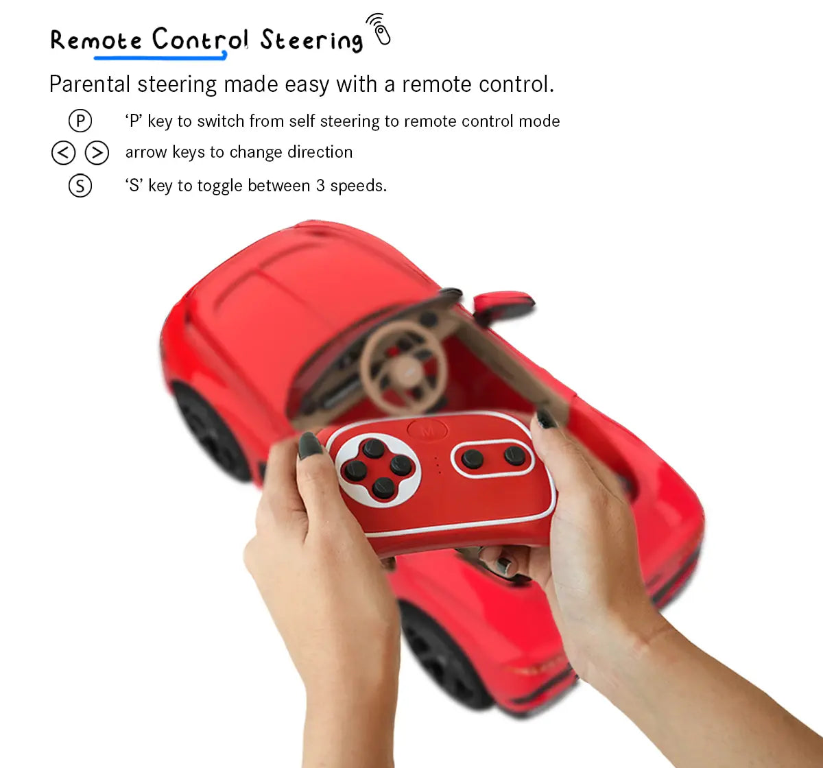 Formula Fun BENTLEY BACALAR TOY CAR (Red), 3Y+