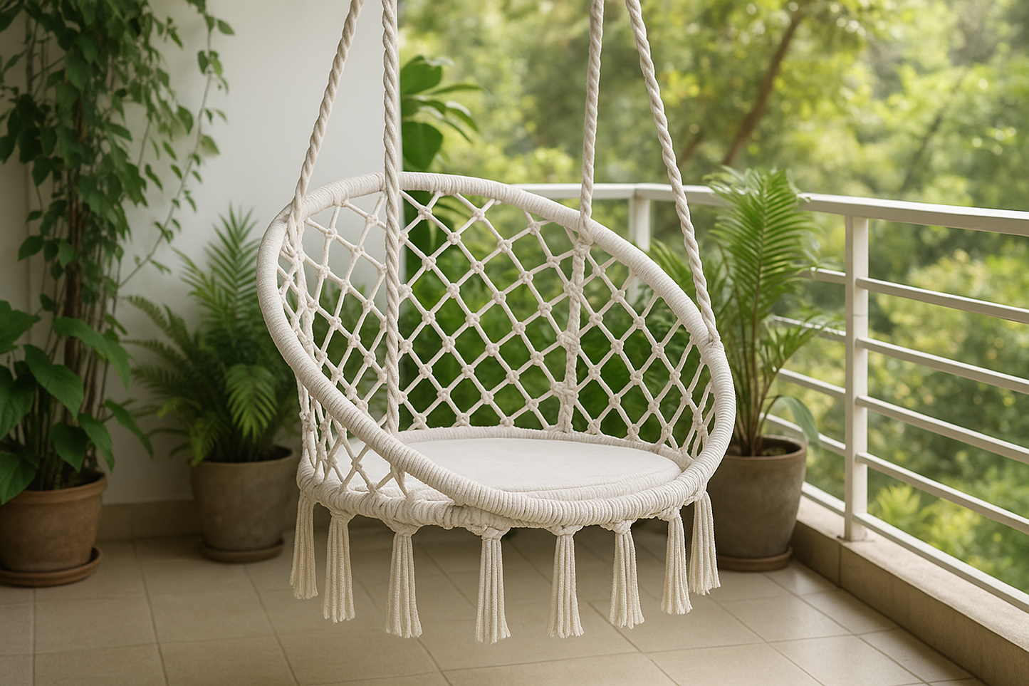 Outdoor balcony setting