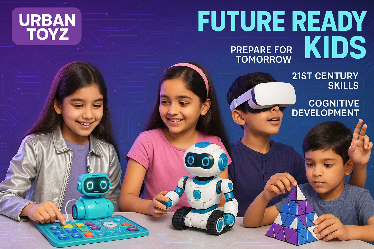 Urban Toyz future ready kids banner
