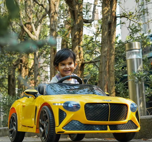 Formula Fun BENTLEY BACALAR TOY CAR (Yellow), 3Y+