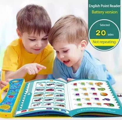 Intelligence Book Sound Book Learning Cards for Children,English Letters & Words Language_Skills Learning Book,Fun Educational Toys. Activities with Numbers, Shapes Learning Book for Toddlers