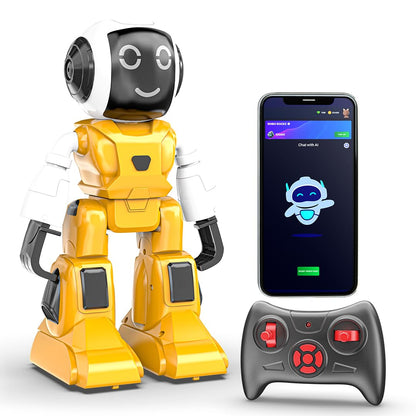 Smart Interactive Chat-GPT AI Robot Toy for Kids | AR Games & in-Built Bluetooth Speaker | Remote & App Controlled
