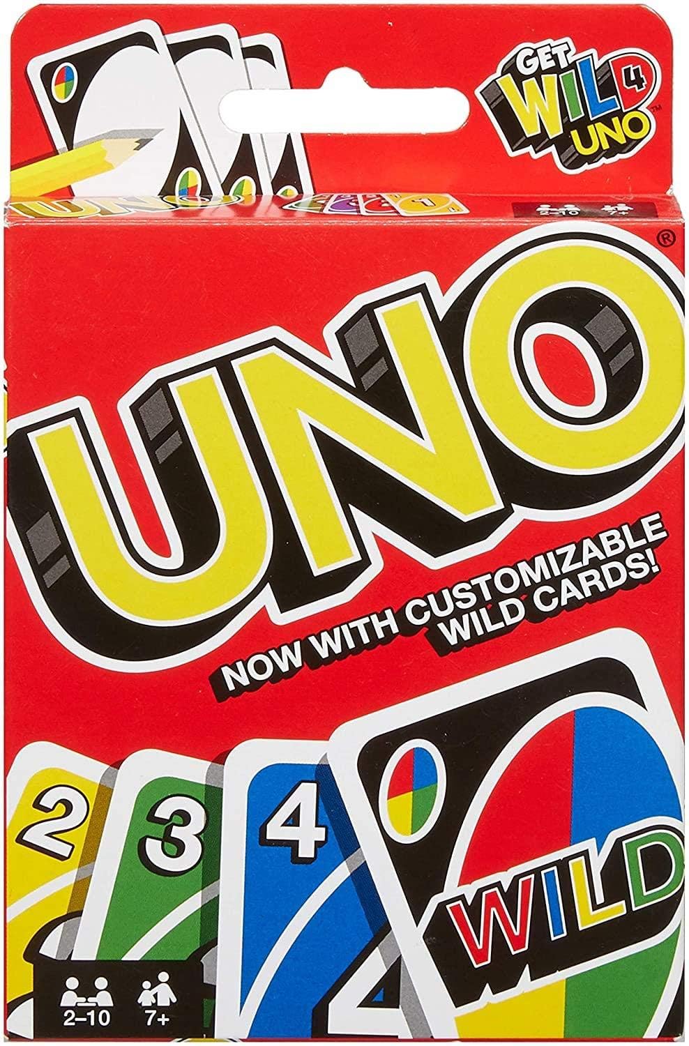 Mattel Uno Playing Card Game for 7 Yrs and Above for Adult,Set of 112 Cards, Multicolor