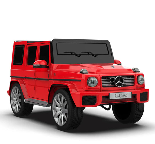 Formula Fun Mercedes Benz G-Wagon Ride-On Car, Red, 3Y+