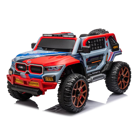 2025 Dual Seater Bmw Suv Kids Jeep | 4 Motor 12V Battery | Ride On Car