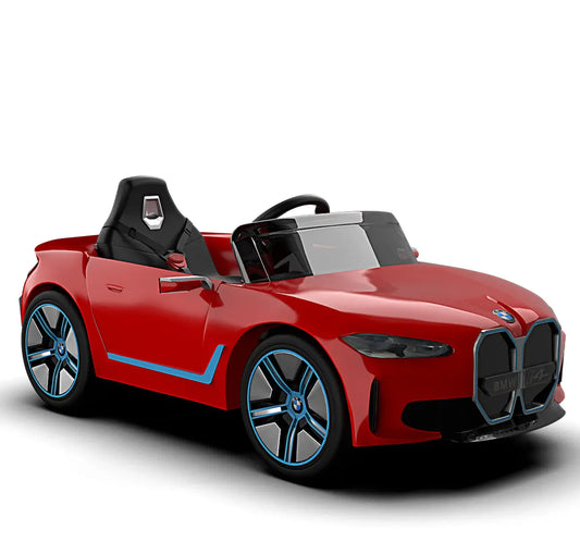 Formula Fun BMW i4 Ride-On Car, Red, 3Y+