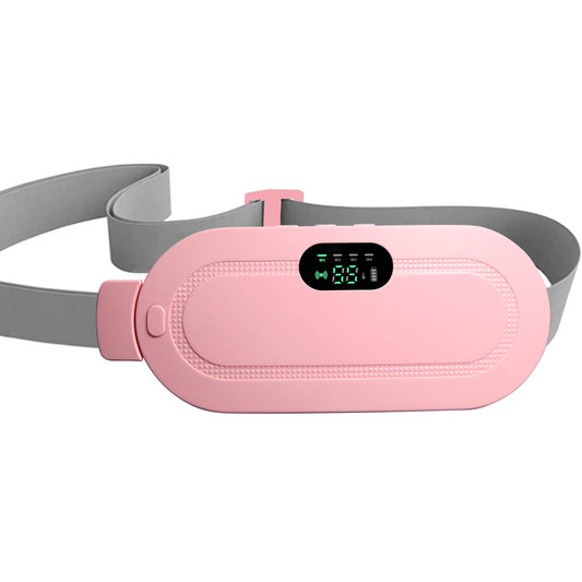 Combo of 2 | Period Cramp Relief Device for Women – Rechargeable Heating Pad with Vibration | Period Pain Relief Massager | Menstrual Cramp Comfort & Cramps Relief Machine | Pink