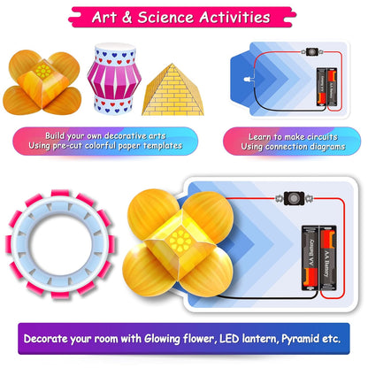 140 Experiments Science Projects DIY Gadgets Toy Educational Learning Kit - 140 Items in 1 Kit - Solar Energy, Steam Activities, Smart Gift for Boys & Girls