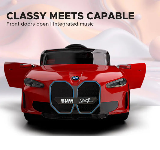 Formula Fun BMW i4 Ride-On Car, Red, 3Y+