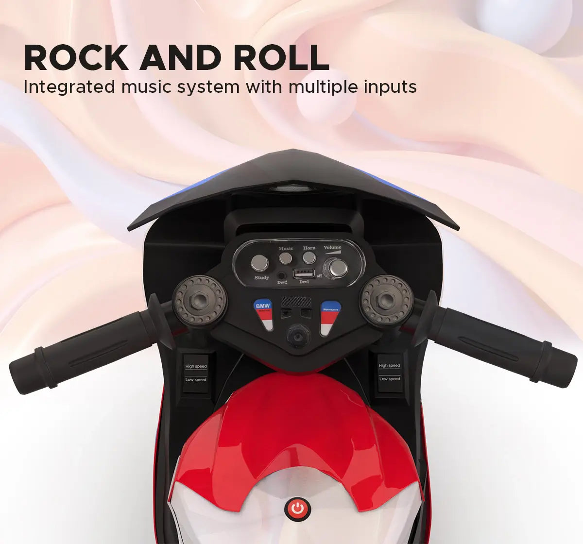 Formula Fun BMW HP4 Ride-On Bike, Red, 3Y+