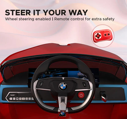 Formula Fun BMW i4 Ride-On Car, Red, 3Y+