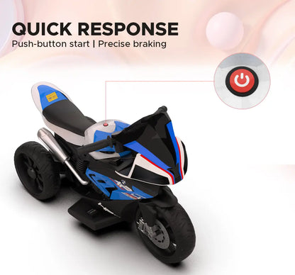Formula Fun BMW HP4 Ride-On Bike, Blue, 3Y+