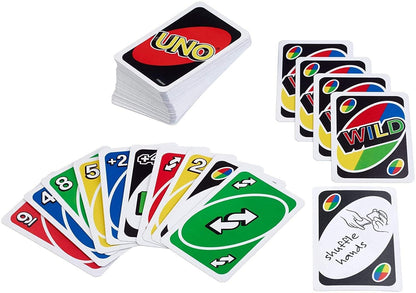 Mattel Uno Playing Card Game for 7 Yrs and Above for Adult,Set of 112 Cards, Multicolor