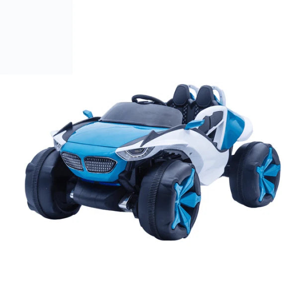 4x4 Big Wheels Electric Jeep In Blue And Red | Ride On Jeep
