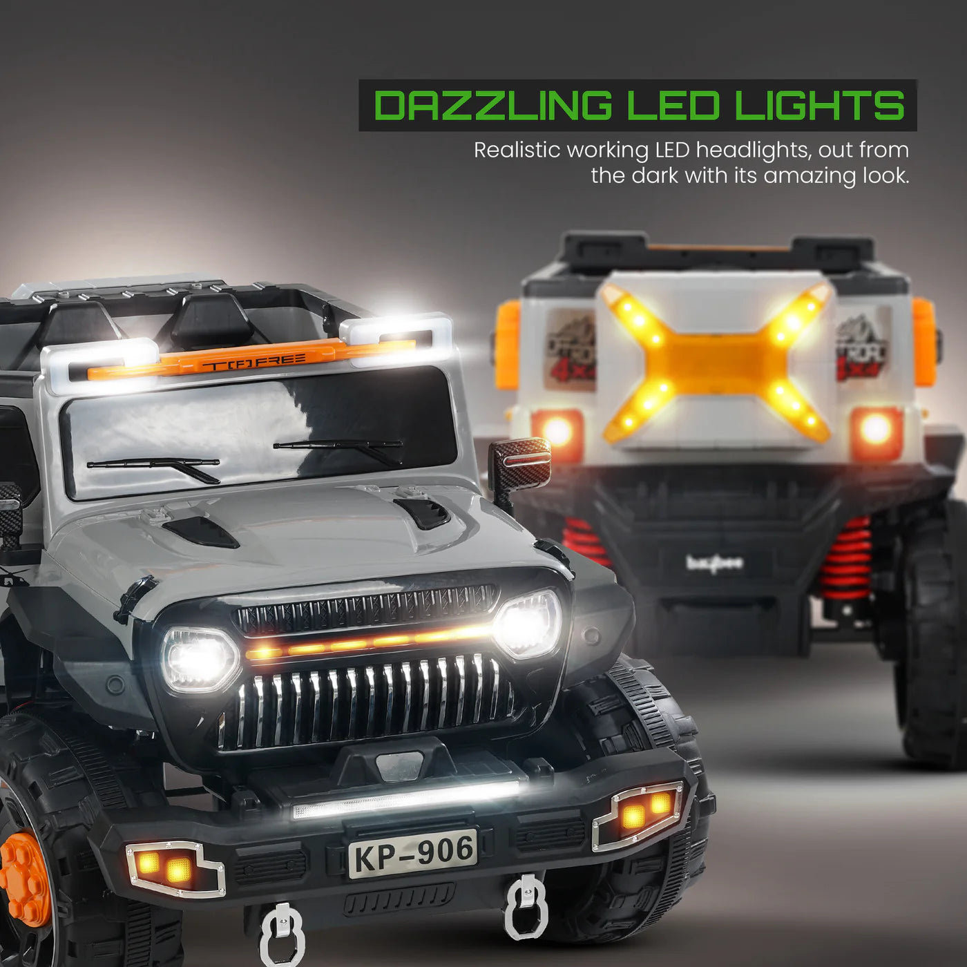 Hurricane Rechargeable Battery Operated Jeep for Kids