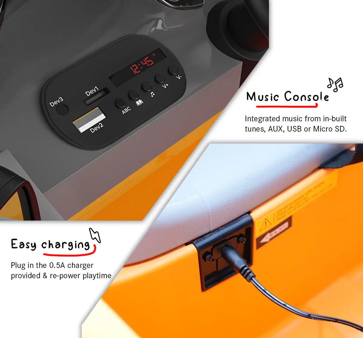 Formula Fun AUDI Q8 TOY CAR (Orange), 3Y+