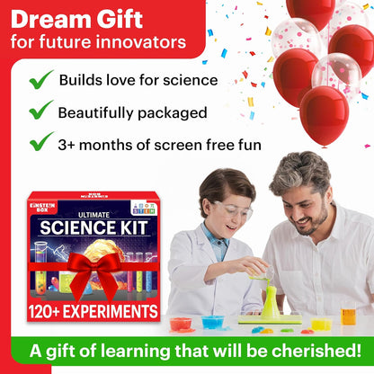 Combo of 2 | Einstein Box Ultimate Science Experiment Kit for Boys & Girls Ages 8-14 | Birthday Gifts Ideas for Kids | STEM Learning Educational Toys & STEM Toys for 8-14 Year Olds | Experiment Kit