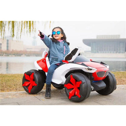 4x4 Big Wheels Electric Jeep In Blue And Red | Ride On Jeep