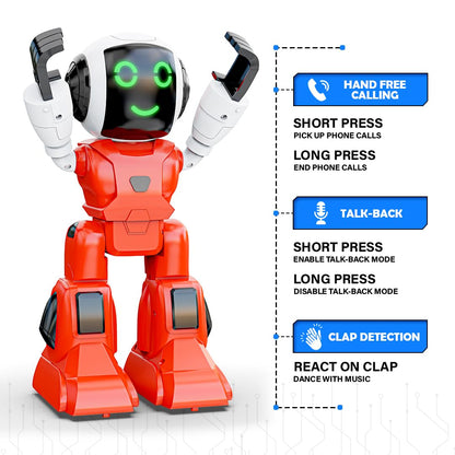 Smart Interactive Chat-GPT AI Robot Toy for Kids | AR Games & in-Built Bluetooth Speaker | Remote & App Controlled