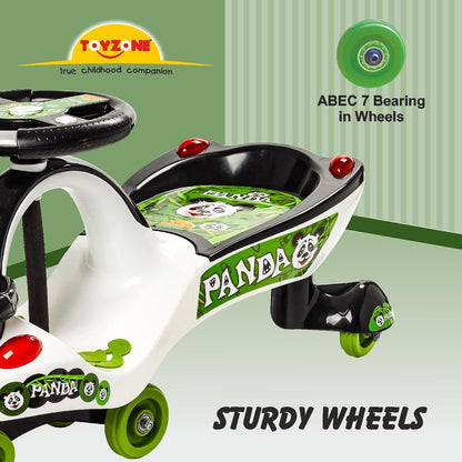 Plastic Eco Panda Magic Car, Pack Of 1, White