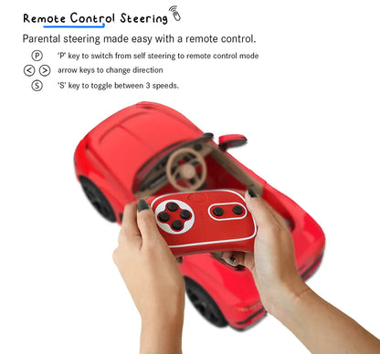 Formula Fun BENTLEY BACALAR TOY CAR (Red), 3Y+