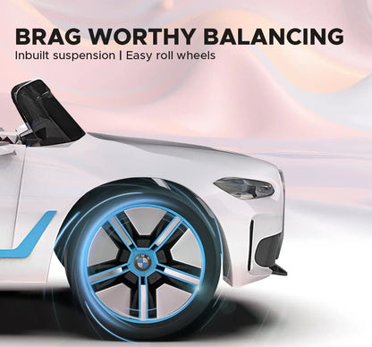 Formula Fun BMW i4 Ride-On Car, White, 3Y+