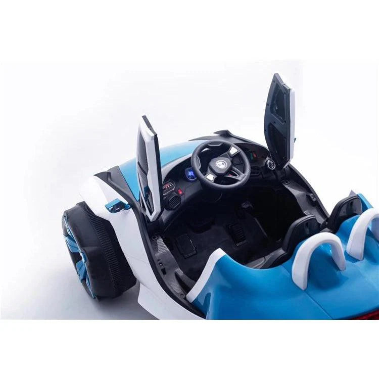 4x4 Big Wheels Electric Jeep In Blue And Red | Ride On Jeep