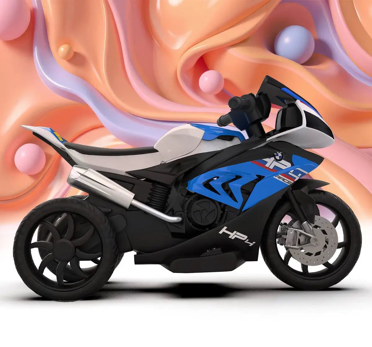 Formula Fun BMW HP4 Ride-On Bike, Blue, 3Y+