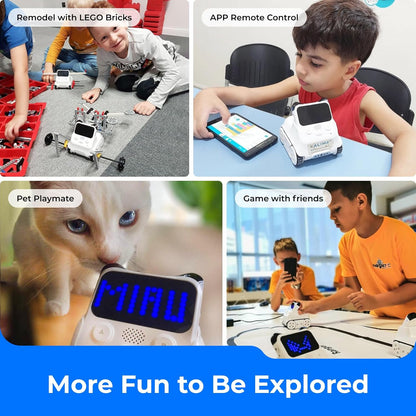 Makeblock Codey Rocky Smart Robot, Stem Educational, Entry-Level Programming Toys for 6Yrs+ Kids to Know Ai & Iot, Available On MacBook, Chromebook, Windows and Compatible with Lego