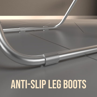 Premium Cloth Drying Stand - 3 Way Folding, Lightweight, 42 Feet Drying Length, 20 Drying Rails (Silver)