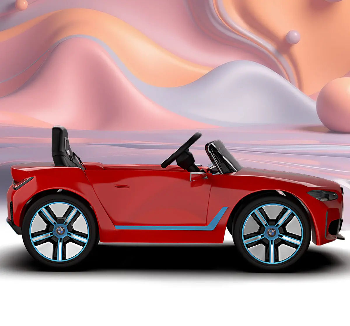 Formula Fun BMW i4 Ride-On Car, Red, 3Y+