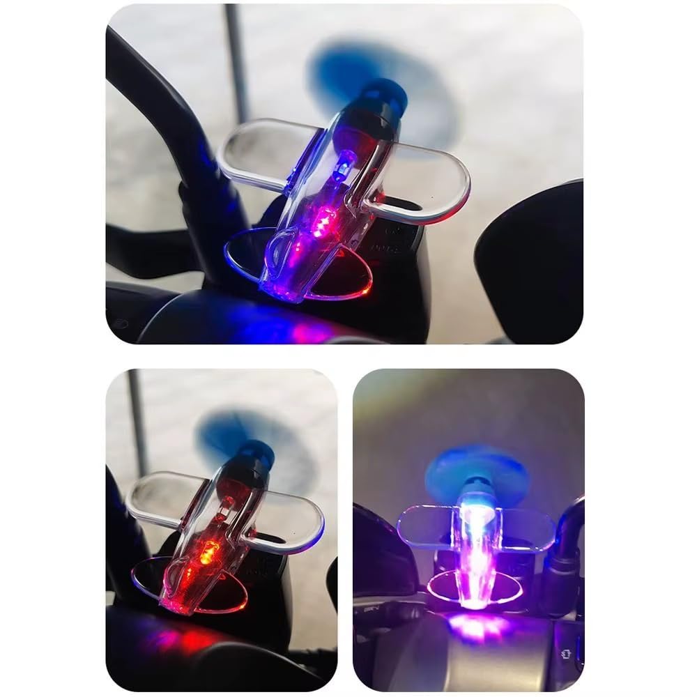 Wind energy luminous aircraft toy LED lights, car decorations, electric bikes, motorcycles