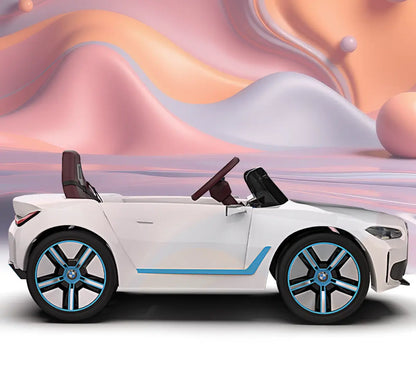Formula Fun BMW i4 Ride-On Car, White, 3Y+