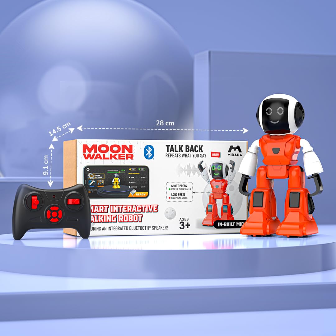 Smart Interactive Chat-GPT AI Robot Toy for Kids | AR Games & in-Built Bluetooth Speaker | Remote & App Controlled