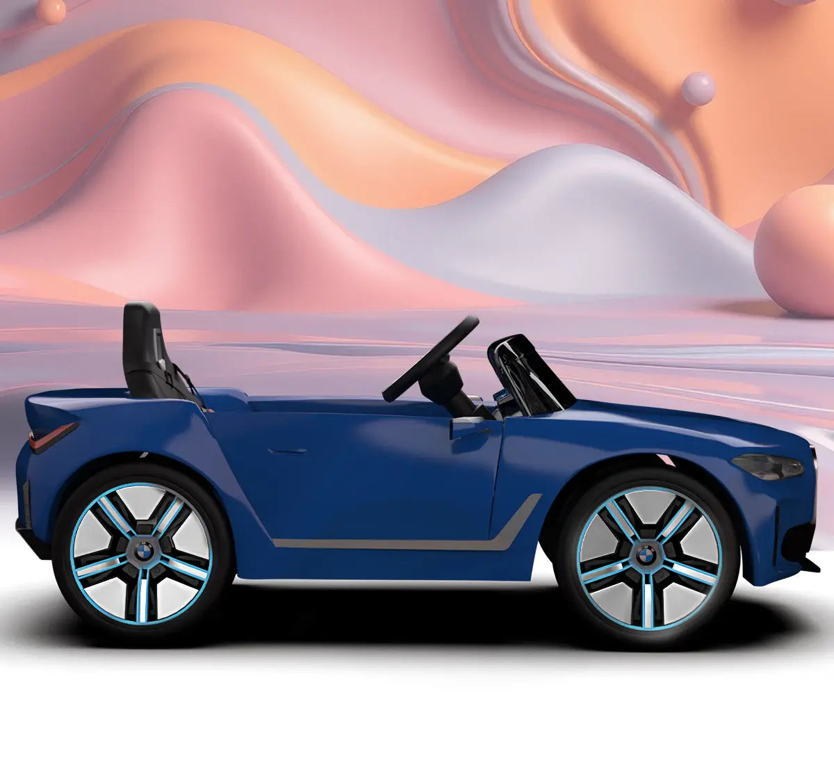 Formula Fun BMW i4 Ride-On Car, Blue, 3Y+