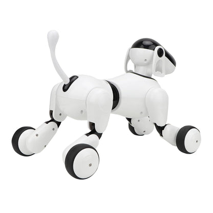Electric Robot Toy,Durable Plastic Dog Robot Toy With Touch Voice Function Gifts For Children Early Education Toy - White